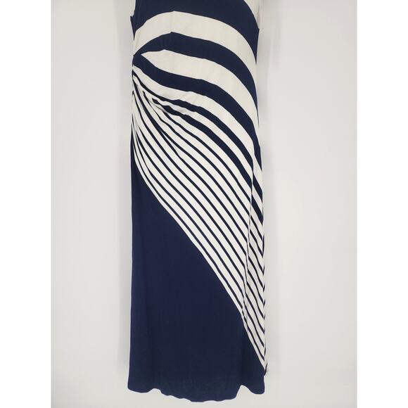 Soft Surroundings Vela Infinity Striped Maxi Dress Navy/White NWT Petite S - Picture 12 of 15
